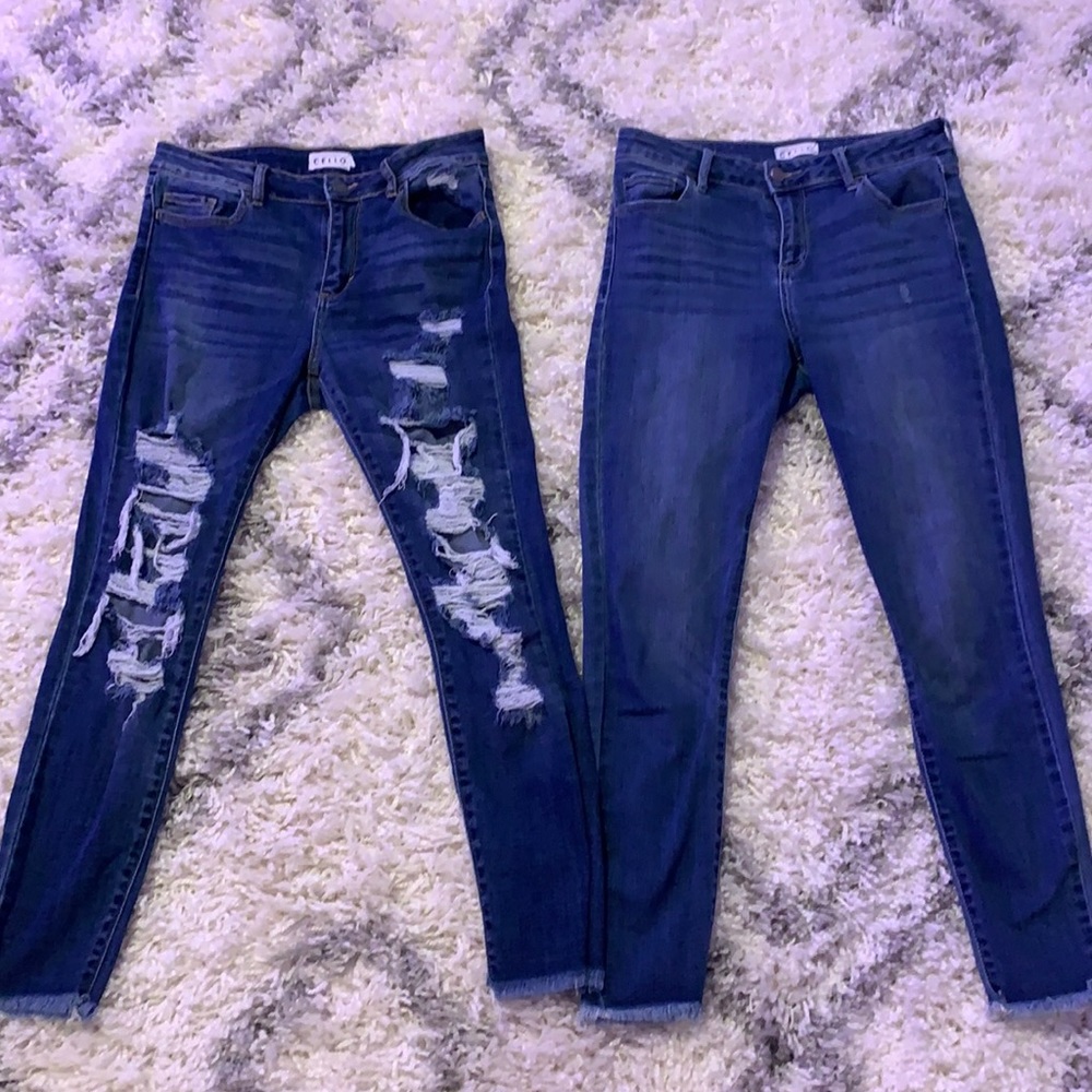 2 PAIR CELLO jeans- size 5
